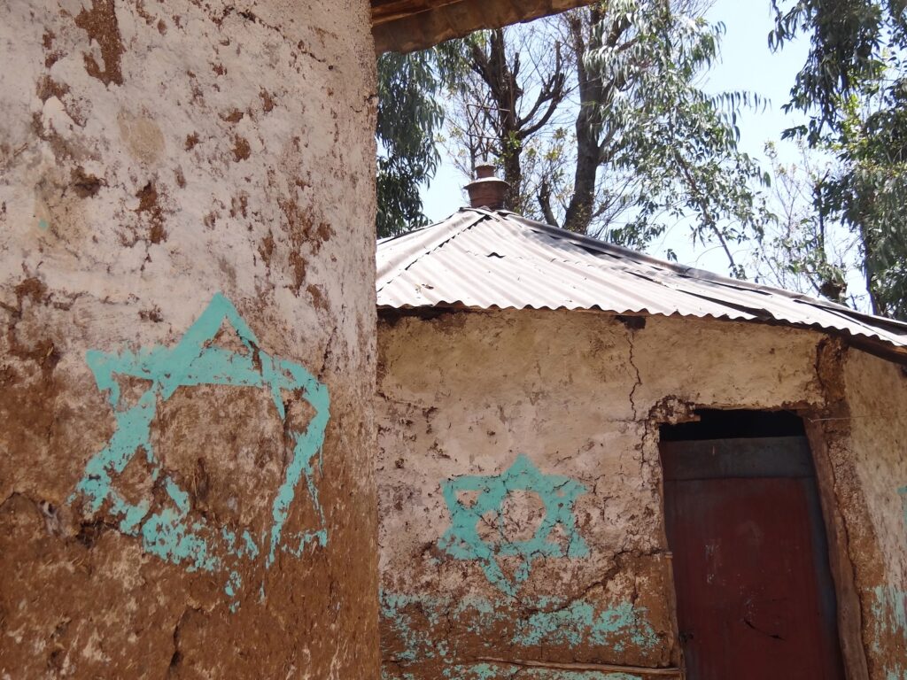 Synagogues in the Jewish Village in Wolleka, just outside of Gondar